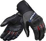 Revit Sand 4 H2O Motorradhandschuhe Schwarz/Rot 2XL