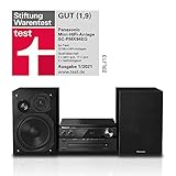 Panasonic SC-PMX94EG-K Micro HiFi System (120 W RMS, Digital DAB+, CD, UKW , Bluetooth, USB, AUX) schw