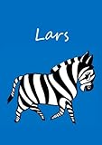 Lars: individualisiertes Malbuch / Notizbuch / Tagebuch - Zebra - A4 - blank