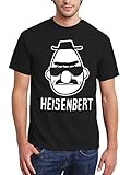 clothinx Herren T-Shirt Heisenbert Schwarz/Weiß Größe S