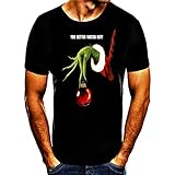 Weihnachten Grinch Arbeitsshirt Fun Spruch T-Shirt Fest der lieben Familie Geschenkidee (M)