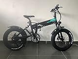 E-Bike klapprad 20 Zoll, 500W 48V E-Bike 13AH Batterie LCD Display, Max 50 KM/H mit dicken 3Gang-Reifen für Erwachsene Mountainbike Klappbar mit, E-Bike City Bike[EU Warehouse]