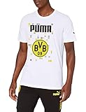 PUMA Herren BVB ftblCore Graphic Tee T-Shirt, White, L