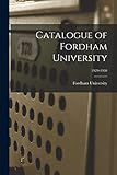 Catalogue of Fordham University; 1929-1930