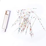 Klassisches Geschicklichkeitsspiel Mikado mit 41 Holzstäbchen (kleine Größe – Reise), präsentiert in Holzbox mit Schiebedeckel, 17,5 cm, Strategie, Essstäb