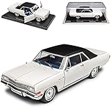 Agostini Opel Diplomat V8 Cooupe Weiss mit Schwarz 1964-1967 Mit Sockel 1/24 Modell Auto mit individiuellem Wunschk