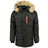 Geographical Norway - Herren-Parka DIMITRY, Schwarz , XXL