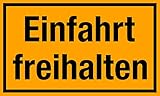 Ausfahrt freihalten Schild 250x150xmm 1,5mm dick stabil witterungsbeständig (Einfahrt freihalten)