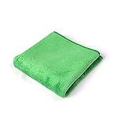 Lixiaonmkop 30x70cm Auto Waschmittel Mikrofaser Tuch Auto Reinigungstuch Verdickungsfenster Superabsorbität Toalla Mikrofibra Pulizia Auto (Color : Green)