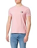 Tommy Hilfiger Herren Circle Chest Corp Tee T-Shirt, Glacier Pink, L