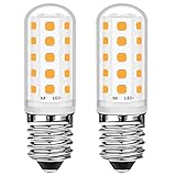 E14 LED Glühbirne 3W 2700K Warmweiß Entspricht 28W 33W Halogen birne, E14 LED Lampe 360LM für Gefrierschrank Dunstabzugshaube Nähmaschine, Kein Flackern, RA85, AC220-240V, 2er Pack