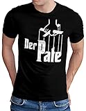 OM3® Der Pate T-Shirt | Herren | The Godfather Mafia Iconic Movie | Schwarz, XXL