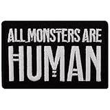 Aufnäher zum Aufbügeln oder Aufnähen, Anthologie, Horrorgeschichte, gruseliger Gothic-Stil, antisocial Introvert, Halloween, Emo, Punk, Geschenk