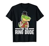 I'm the Ring Dude Page Boy Hochzeit Cotillion T-Rex Dinosaurier T-S