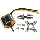 KEESIN RC-Zubehör-Kit, A2212 / 6T 2200KV, Outrunner Brushless Motor W / Halterung für RC Glider Quadcopter Hubschrauber Flugzeug Copter Multi-Hubschraub