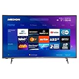 MEDION X14306 108 cm (43 Zoll) UHD Fernseher (Smart-TV, 4K Ultra HD, HDR 10, Micro Dimming, Netflix, Prime Video, WLAN, PVR, Bluetooth)