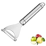 Cosswe Sparschäler Schäler 304 Edelstahl Kartoffelschäler Gemüseschäler Spargelschäler, Multifunktionales Schäler für Gemüse & Obst Kartoffel Gurke Karotte S