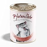 Bio Katzenfutter nass mit Qualitätsgarantie | Natürlich ohne Chemie | Machen Sie Ihre Katze glücklich! | 400g | freie Sortenwahl (Bio-Hähnchen mit Lachsfilet)