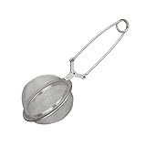 FACKELMANN 49162 7,6cm Klappgriff Teekugel, Edelstahl, Silb