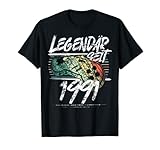 Herren Herren 30. Geburtstag Legendär seit 1991 Controller Retro T-S