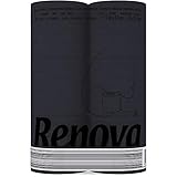 Renova Black Label Toilettenpapier Schwarz 2er pack ( 2x6 Rollen )