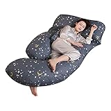 Ganzkörperkissen U-formkörper, Der Linie Liegende Bauchträger Ist Bei 30 ° Geneigt, Und Es Kann Den Bauch Stetig Halten. Es Ist Ein U-förmiges Schwangeres Frauenkissen Für Den Ganzen Körper(Color:E)