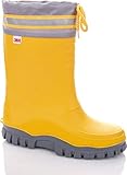Bockstiegel Kinder Gummistiefel Arktis mit Warmfutter, Farbe:gelb, Größe:28-29