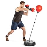 Tech Tools Punchingball Set mit Boxhandschuhen & Pumpe - Boxsack-S