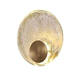 Ruinaza Licht Luxus Kupfer Wandleuchte Wohnzimmer Schlafzimmer Nacht Leselicht Hotel Korridor Wandmontage Kristallglas Lampenschirm Wandleuchte Kupfer Lampe Körper Halterung L