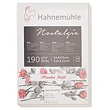 Hahnemühle Skizzenblock Nostalgie personalisiert mit Namen Naturweiß 14,8 x 21 cm 190g/m² 50 B