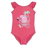 Peppa Pig Flamingo Baby-Badeanzug Rosa 1-2 Jahre | Geschenkidee für Mädchen, Kinderbekleidung, Baby & Kleinkind Größ