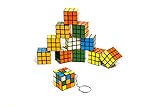Flanacom Premium Zauberwürfel - 3x3 12er Set - Robuster Magic Cube - Mini Set - Brainteaser - Speedcube - Spiele für unterwegs - Kinder Geduldspiel - Für Speed-Cubing - Schlüsselanhäng