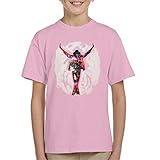 VINTRO Michael Jackson This is It Kid T-Shirt Original-Porträt von Sidney Maurer (Hell-Pink,12-13)