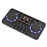 GGOOD Live Sound-Karte bewegliche Multifunktions Externe Live Sound-Karte Bluetooth-Lautstärkeregelung Audio-Mixer für Computer benutzt Schwarz, Videog