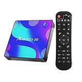 Android 11.0 TV Box, Smart Box 4GB RAM 32GB ROM RK3318 Quad-Core 64bit Cortex-A53 2.4GHz+5GHz WiFi Enternet 4K UHD 100M LAN Bluetooth 4.0