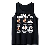 Things I Do In My Spare Time Horse Lover Farmer Horses Gifts Tank Top