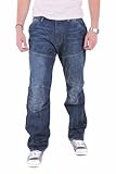 G-STAR RAW Herren 5620 Elwood 3D Loose Jeans, Blau (Rugby wash 3700-2413), 30W / 34L