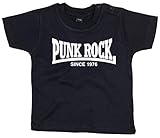 Punkrock Since 1976 Baby-Shirt Black