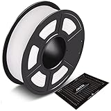 Filament PLA 1.75mm JAYO 3D Drucker PLA Filament 1kg Spule Drucker 1.75mm Druckmaterialien PLA Weiß Druck Fillamentum 1kg mit Druckbettaufkleber Dazu für 3D Drucker oder Stift,Genauigkeit±0.02