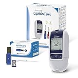 LipidoCare Cholesterin Messgerät zur Bestimmung von HDL, LDL, Gesamt Cholesterin, Trigly