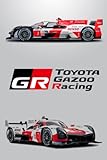 TOYOTA GAZOO RACING HYPERCAR Notebook - 6x9 College Ruled: Take notes for class or projects, write down passwords, remember daily tasks or ... of all your ideas so you don't forget!!