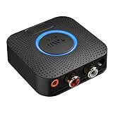 1Mii Mini Bluetooth 5.0 Empfänger, Bluetooth-Audioadapter für Musikstreaming-Soundsystem, HiFi Bluetooth Receiver für Stereoanlage mit aptX 3D-Surround,Geringer Latenz,12 Stunden Sp