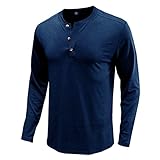 XDJSD Herren-T-Shirts, langärmelige Herren-Rundhals-T-Shirts, Herren-Langarm-Bottom-Shirts, Herren-Pullover, Herren-Casual-Top