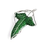 Brosche Dual Use Green Elven Leaf Pin Anhänger Brosche Für Männer F