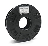 XBaofu 1pc 3D-Drucker PLA Filament 1.75mm Filament Dimensional Genauigkeit +/- 0,03 mm 0,25 kg 3D-Druckmaterial for 3D-Drucker RepRap (Größe : Schwarz)