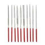 Dingln 10pcs Stahl Filing Werkzeug Zur Holz DIY Handwerk Holz-Raspel Feilen Nadel Mini Datei-S