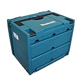 Makita P-84349 Makpac Koffer mit 5 Schubladen, Blau, Schw