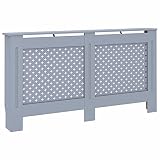 Susany Heizkörperverkleidungen Heizkörperabdeckung Heizungsverkleidung Heizkörper Verkleidung Abdeckung Anthrazit 152 x 19 x 81 cm MDF