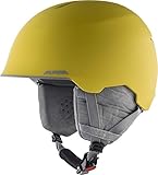 ALPINA Unisex - Kinder, MAROI JR Skihelm, curry-grey matt, 53-57