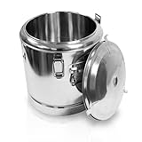 Schengler Edelstahl Speisewarmhaltebehälter mit Deckel 35x35cm - 20,5L